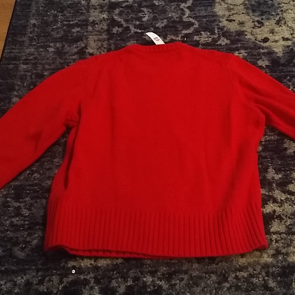 J Crew factory lambs wool cable knit sweater - Picture 6 of 7